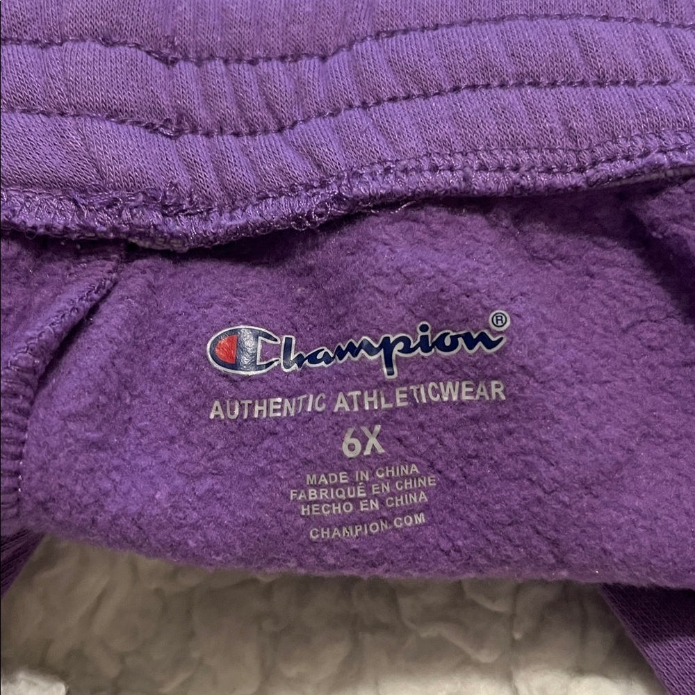 Champion Kids' Vivid Pink, purple, and black Leggings - Picture 8 of 13